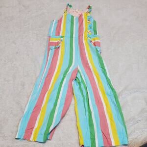 Matilda Jane Let's Go Together Romper Overalls 10 Kid Core Casual Basic Classic